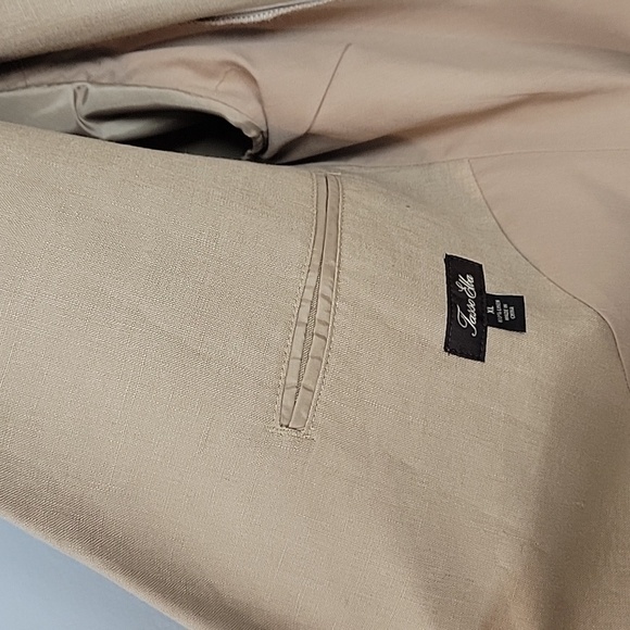 TASSO ELBA Linen Sport Coat Jacket Men's XL - Picture 4 of 11